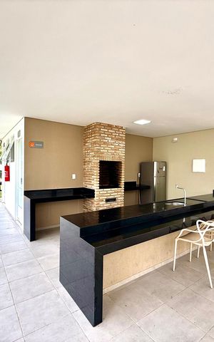 Apartamento para alugar com 45m², 2 quartos e 1 vaga Apartamento para alugar com 45m², 2 quartos e 1 vagaÁrea comum - Churrasqueira