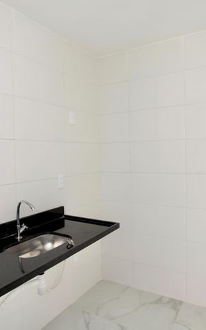 Apartamento para alugar com 45m², 2 quartos e 1 vaga Apartamento para alugar com 45m², 2 quartos e 1 vagaCozinha e Área de Serviço