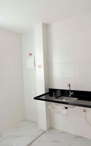 Apartamento para alugar com 45m², 2 quartos e 1 vaga Apartamento para alugar com 45m², 2 quartos e 1 vagaCozinha e Área de Serviço