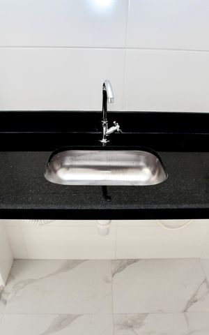 Apartamento para alugar com 45m², 2 quartos e 1 vaga Apartamento para alugar com 45m², 2 quartos e 1 vagaCozinha e Área de Serviço