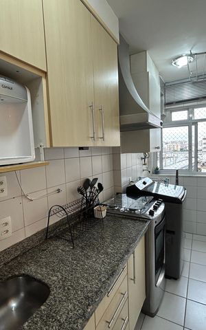 Apartamento à venda com 61m², 2 quartos e 1 vagaCozinha
