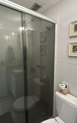 Apartamento à venda com 61m², 2 quartos e 1 vagaBanheiro da Suíte