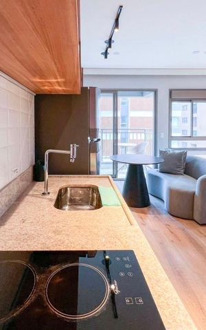 Studio para alugar com 31m², 1 quarto e sem vagaCozinha