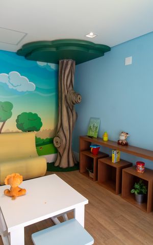 Studio para alugar com 37m², 1 quarto e 1 vaga Studio para alugar com 37m², 1 quarto e 1 vagaÁrea comum - Brinquedoteca
