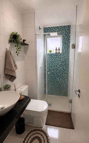 Apartamento à venda com 44m², 2 quartos e 1 vaga Apartamento à venda com 44m², 2 quartos e 1 vagaBanheiro