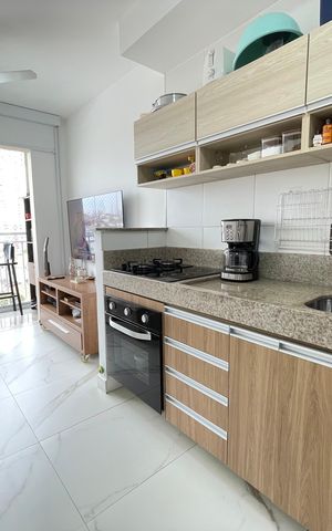 Apartamento para alugar com 31m², 1 quarto e sem vaga Apartamento para alugar com 31m², 1 quarto e sem vagaCozinha e Área de Serviço