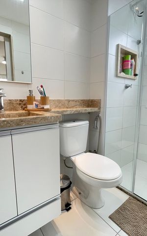 Apartamento para alugar com 31m², 1 quarto e sem vaga Apartamento para alugar com 31m², 1 quarto e sem vagaBanheiro