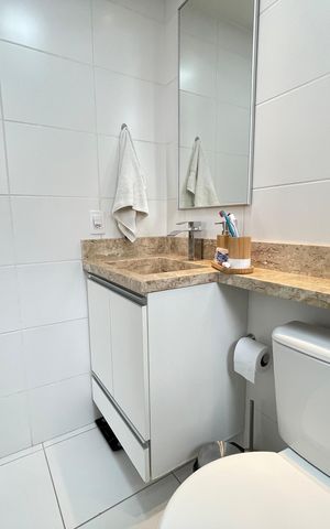 Apartamento para alugar com 31m², 1 quarto e sem vaga Apartamento para alugar com 31m², 1 quarto e sem vagaBanheiro