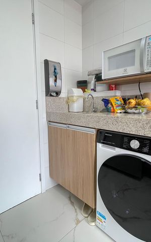 Apartamento para alugar com 31m², 1 quarto e sem vaga Apartamento para alugar com 31m², 1 quarto e sem vagaCozinha e Área de Serviço
