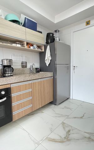 Apartamento para alugar com 31m², 1 quarto e sem vaga Apartamento para alugar com 31m², 1 quarto e sem vagaCozinha e Área de Serviço