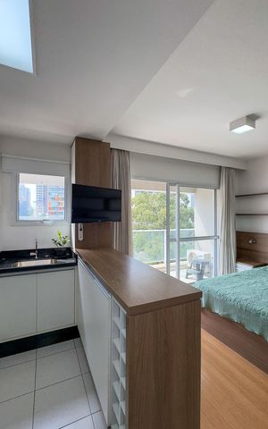 Studio à venda com 38m², 1 quarto e 1 vagaCozinha