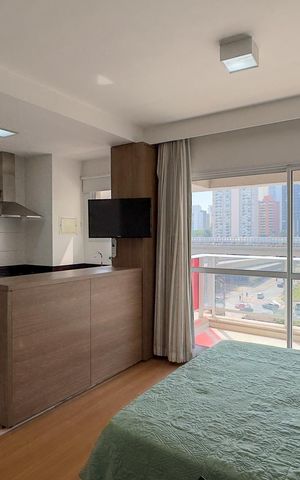 Studio à venda com 38m², 1 quarto e 1 vagaStudio
