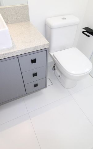 Apartamento para alugar com 120m², 3 quartos e 2 vagasBanheiro da Suíte 2