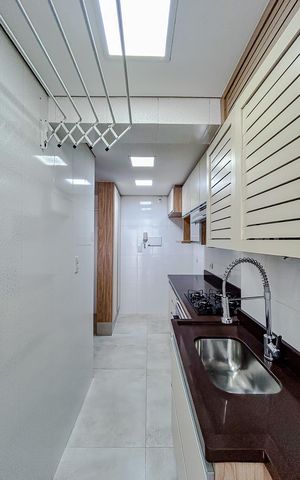 Apartamento para alugar com 60m², 2 quartos e sem vagaCozinha e Área de Serviço