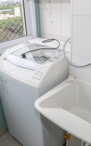 Apartamento para alugar com 32m², 1 quarto e 1 vaga Apartamento para alugar com 32m², 1 quarto e 1 vagaCozinha e Área de Serviço