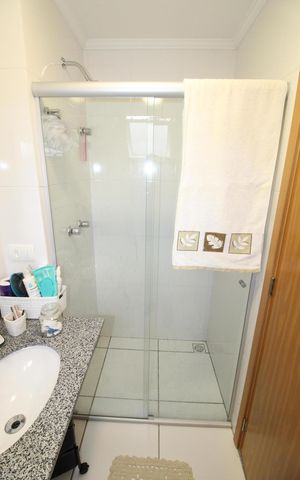 Apartamento para alugar com 76m², 2 quartos e 1 vagaBanheiro da Suíte 1