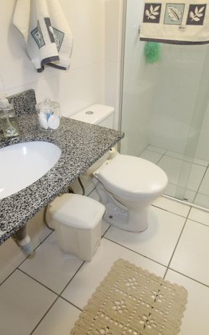 Apartamento para alugar com 76m², 2 quartos e 1 vagaBanheiro da Suíte 2