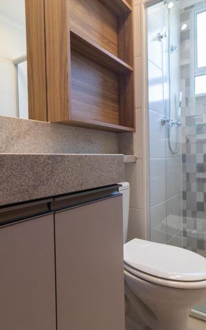 Apartamento para alugar com 56m², 2 quartos e 1 vaga Apartamento para alugar com 56m², 2 quartos e 1 vagaBanheiro