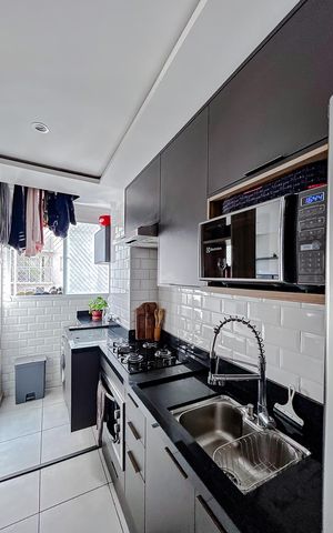 Apartamento à venda com 42m², 2 quartos e sem vagaCozinha e Área de Serviço