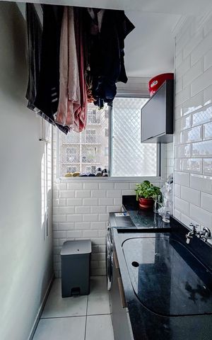 Apartamento à venda com 42m², 2 quartos e sem vagaCozinha e Área de Serviço
