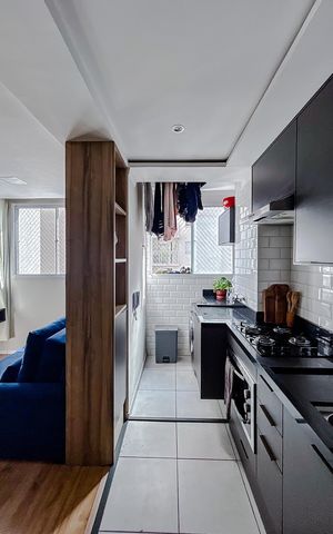 Apartamento à venda com 42m², 2 quartos e sem vagaCozinha e Área de Serviço