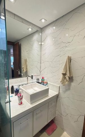 Apartamento à venda com 104m², 3 quartos e 2 vagas Apartamento à venda com 104m², 3 quartos e 2 vagasBanheiro