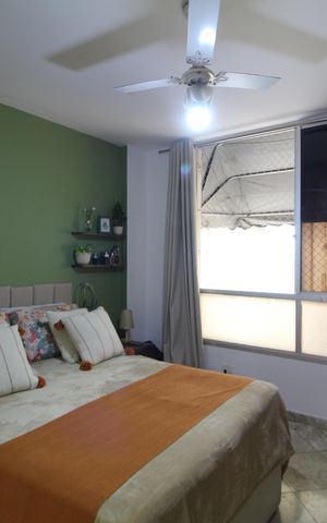 Apartamento à venda com 95m², 3 quartos e 2 vagasQuarto 3