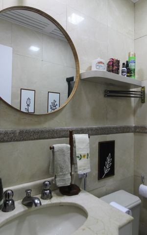 Apartamento à venda com 95m², 3 quartos e 2 vagasBanheiro Social