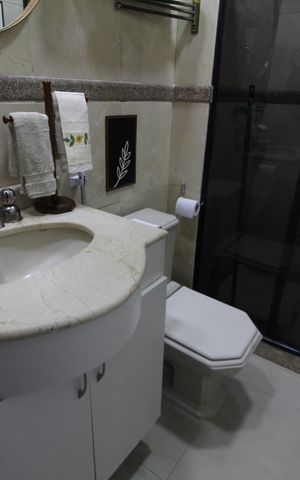 Apartamento à venda com 95m², 3 quartos e 2 vagasBanheiro Social