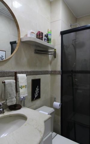 Apartamento à venda com 95m², 3 quartos e 2 vagasBanheiro Social