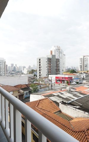 Studio para alugar com 25m², 1 quarto e sem vagaVaranda