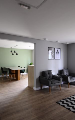 Studio para alugar com 25m², 1 quarto e sem vagaSalão de Festas