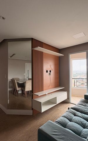 Apartamento à venda com 69m², 3 quartos e 2 vagas Apartamento à venda com 69m², 3 quartos e 2 vagasSala
