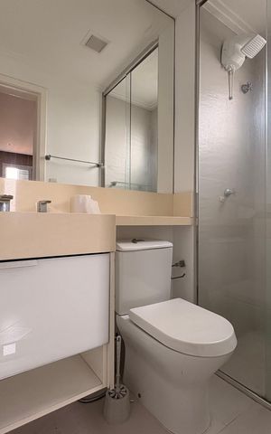 Apartamento à venda com 69m², 3 quartos e 2 vagas Apartamento à venda com 69m², 3 quartos e 2 vagasBanheiro da Suíte