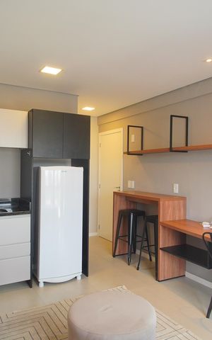 Apartamento para alugar com 25m², 1 quarto e sem vagaSala/Quarto