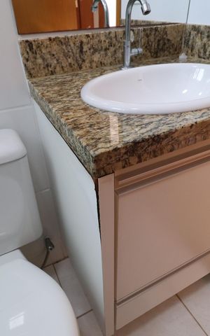 Apartamento para alugar com 57m², 2 quartos e 1 vagaBanheiro Social