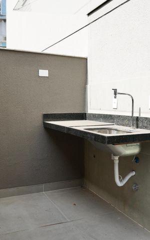 Studio à venda com 48m², 1 quarto e 1 vaga Studio à venda com 48m², 1 quarto e 1 vagaÁrea de Serviço (Área Privativa)