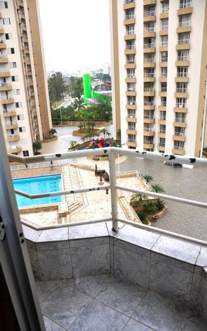 Apartamento para alugar com 54m², 2 quartos e 1 vaga Apartamento para alugar com 54m², 2 quartos e 1 vagaDetalhe - Varanda da Sala e Sala de Jantar
