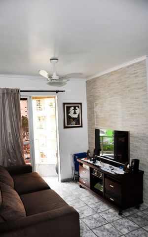 Apartamento para alugar com 54m², 2 quartos e 1 vaga Apartamento para alugar com 54m², 2 quartos e 1 vagaDetalhe - Sala e Sala de Jantar
