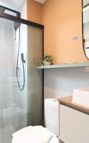 Apartamento para alugar com 28m², 1 quarto e sem vagaBanheiro