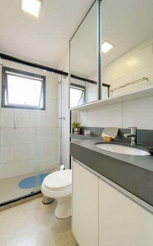 Apartamento à venda com 78m², 3 quartos e 2 vagas Apartamento à venda com 78m², 3 quartos e 2 vagasBanheiro 2