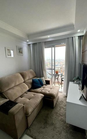 Apartamento à venda com 50m², 2 quartos e 1 vaga Apartamento à venda com 50m², 2 quartos e 1 vagaSala