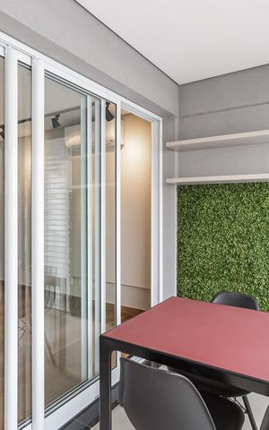Apartamento à venda com 40m², 1 quarto e 1 vaga Apartamento à venda com 40m², 1 quarto e 1 vagaVaranda