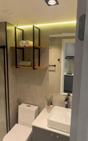 Studio para alugar com 35m², 1 quarto e sem vaga Studio para alugar com 35m², 1 quarto e sem vagaBanheiro Social