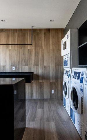 Studio para alugar com 35m², 1 quarto e sem vaga Studio para alugar com 35m², 1 quarto e sem vagaLavanderia