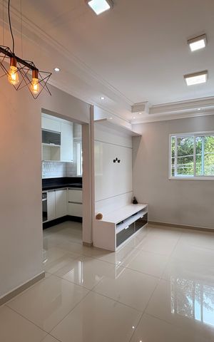 Casa para alugar com 92m², 2 quartos e 2 vagasSala