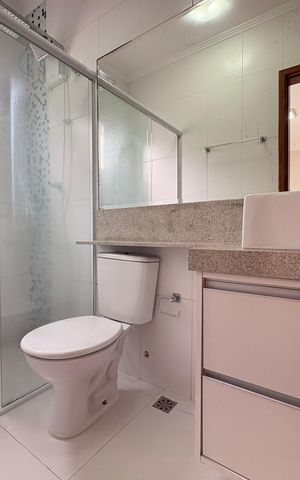 Casa para alugar com 92m², 2 quartos e 2 vagasBanheiro da Suíte 1