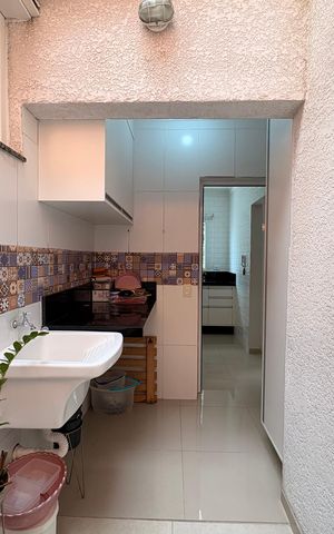 Casa para alugar com 92m², 2 quartos e 2 vagasLavanderia