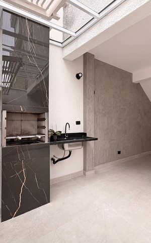 Casa para alugar com 92m², 2 quartos e 2 vagasChurrasqueira