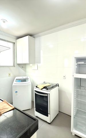 Apartamento à venda com 70m², 2 quartos e 1 vagaCozinha e Área de Serviço
